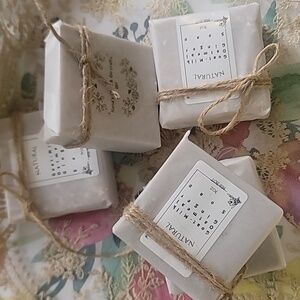 Organic Goat Milk soap w/Colloidal oatmeal and Ginger berry scented.3OZ